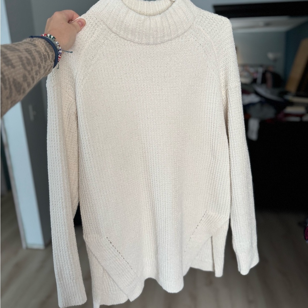 a new day Cream Turtleneck Sweater